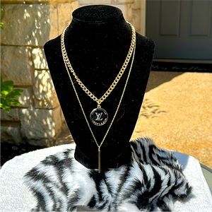 Authentic LV Charm Layer Necklace
